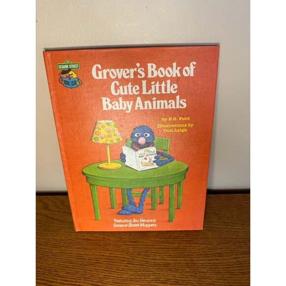 Sesame Street Other - Vintage Book Sesame Street Grover's Book Of Cute Little Baby Animals 1980